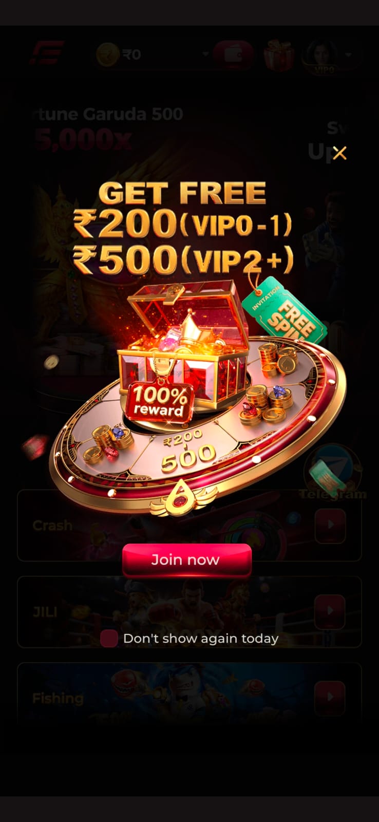 IX7 Game app login screen with colorful casino theme and smooth user interface